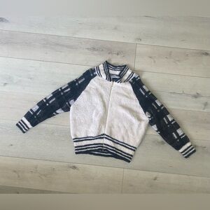 Womens Cute Striped Cardigan Long Sleeve Knit Sweater Coat Winter